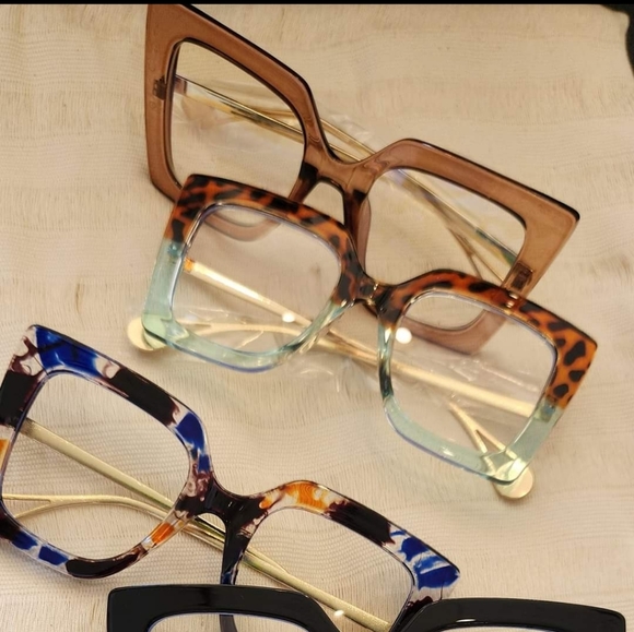 Big frame blue light glasses - Picture 1 of 4